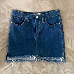 Madewell denim skirt